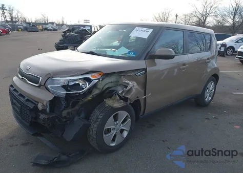 2016 Kia Soul из США, поврежденный, VIN KNDJN2A24G7285000